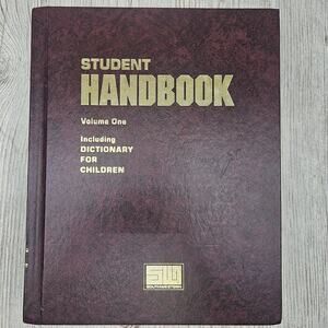 Vtg 1989 Student Handbook Volume One Dictionary Children Hardcover School Book‎